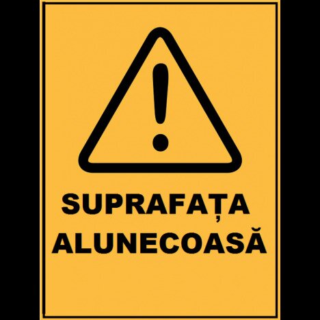 Placuta de avertizare suprafata alunecoasa